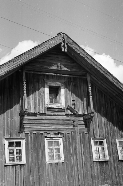 Декоративные детали дома, деревня Ламбисельга