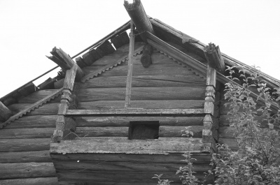 Декоративные детали дома, деревня Сямозеро