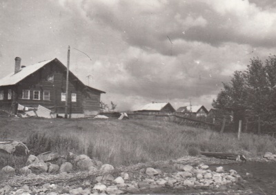 Фрагмент панорамы, деревня Сямозеро