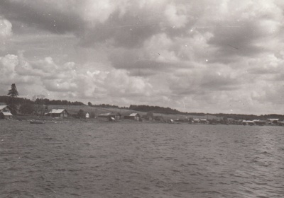 Фрагмент панорамы, деревня Сямозеро