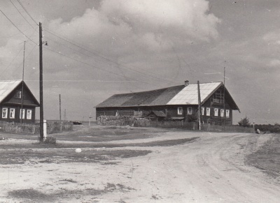 Фрагмент панорамы застройки, деревня Рубчойла